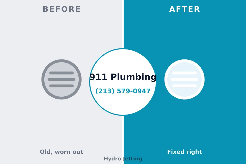 Before and after: plumbing company Springdale, PA